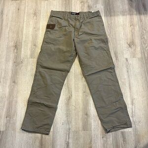 Wrangler Riggs greyish tan pants size 38 x 34